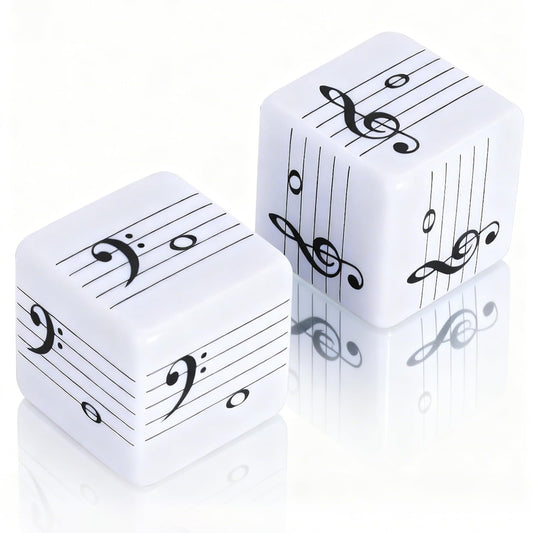oyeftp five-line staff dice treble clef for classroom reading practice
