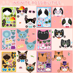 Ozepao cat stickers showing paw print designs for classroom activities