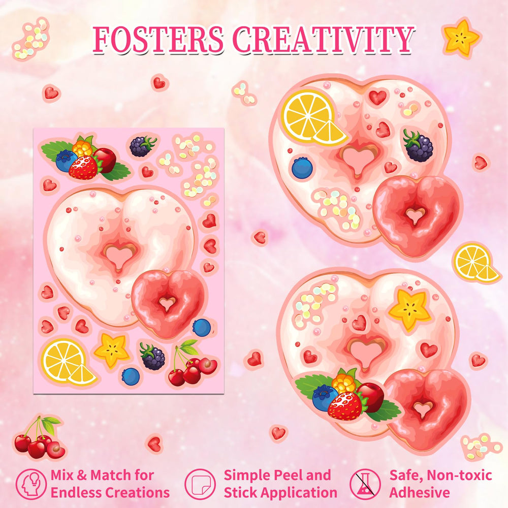 Ozepao donut designs on durable vinyl ensure vibrant, long-lasting play.
