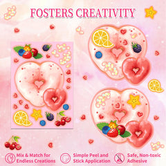 Ozepao donut designs on durable vinyl ensure vibrant, long-lasting play.