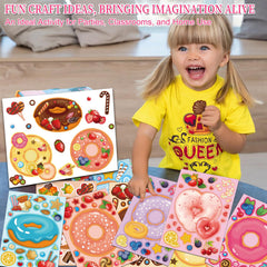 Ozepao donut stickers spark imaginative play and hands-on creativity.