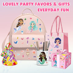 Ozepao mermaid sticker sheet design 6 supports imaginative play and mixed-media projects.