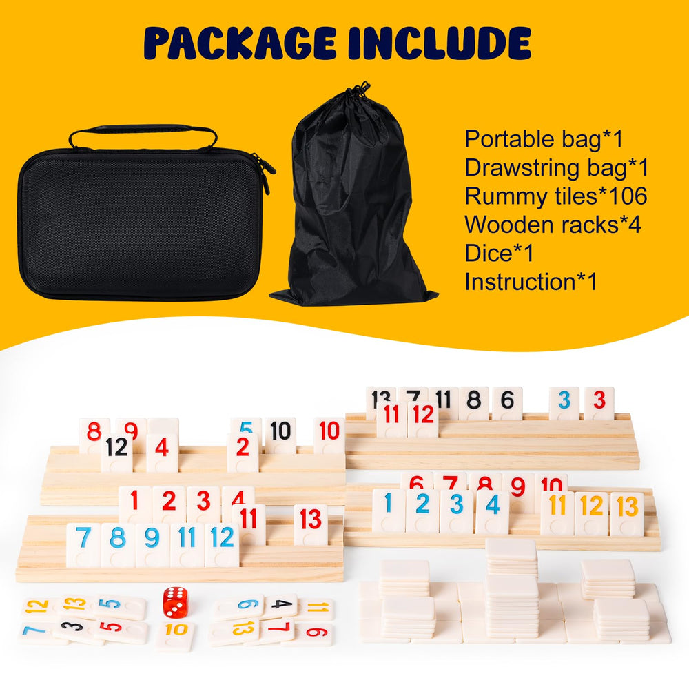 OZFRHO Carrying case with zipper for travel-friendly storage.