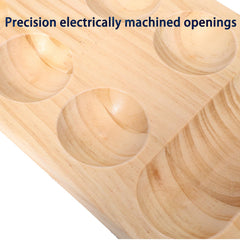 OZFRHO travel case Mancala for on-the-go fun.