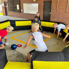 OZIS Gaga Ball Pit Velcro entrance for simple entry and exit