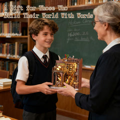 OzJAY Book Nook gift packaging styled for gifting appeal.