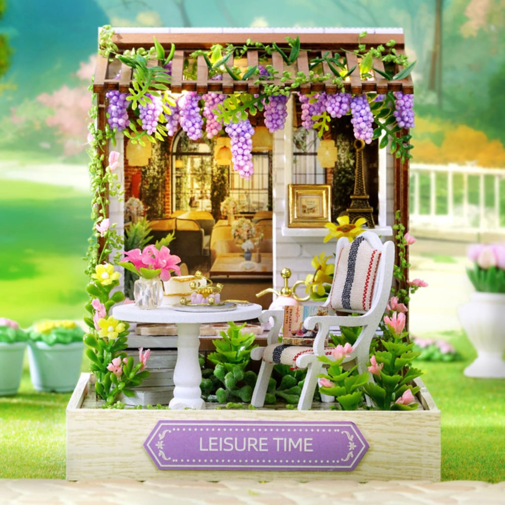 OZJAY gift-ready miniature dollhouse ready for gifting or personal use