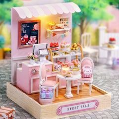OZJAY Sweet Talk interior detail with realistic miniature furniture