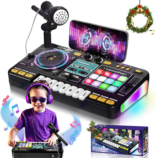 OZMI Kids DJ mixer table set for creative play and musical exploration.