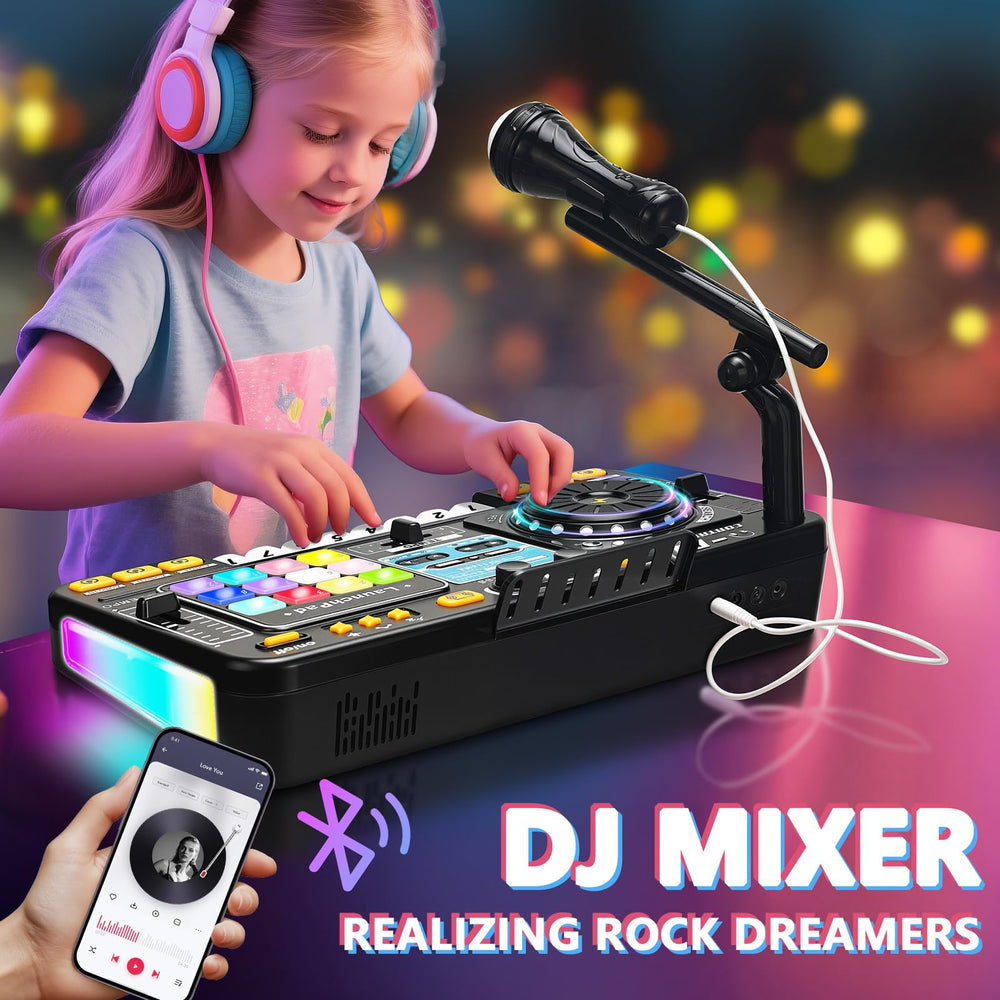 OZMI Kids DJ piano keys inviting melodic experimentation during play.