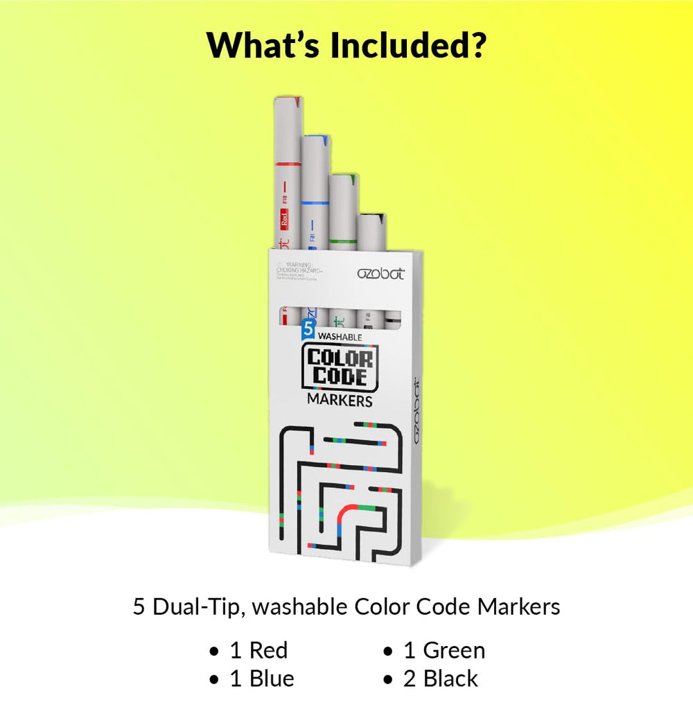 Ozobot color-coded roads and mazes for routing activities