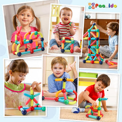 Paaxido open-ended play supports collaborative and solo building at home or school