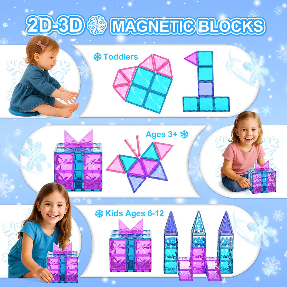 Paaxido magnetic tiles support STEM-style problem solving through hands-on play.