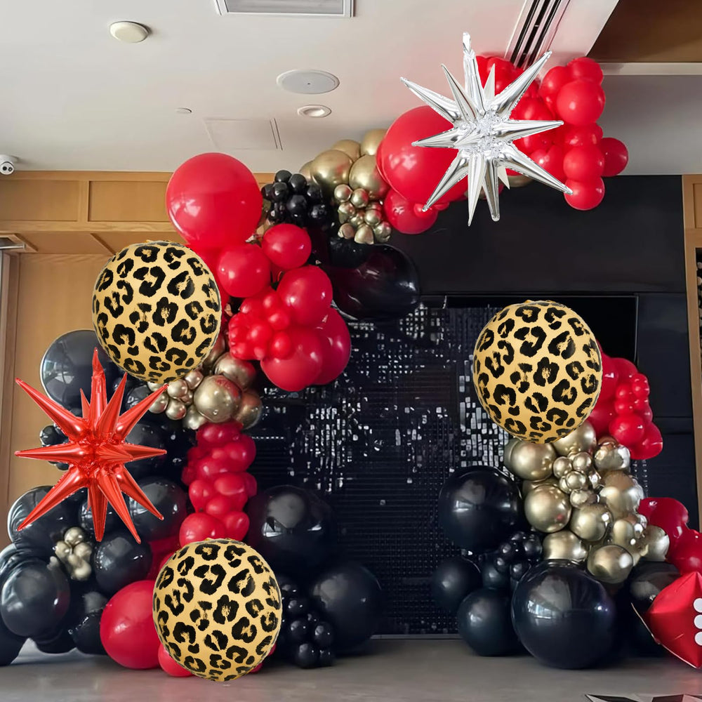 Paayeq 10-inch metallic silver balloons brighten decor.