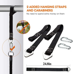 PACEARTH padded iron tubes ensure comfortable grip and safety