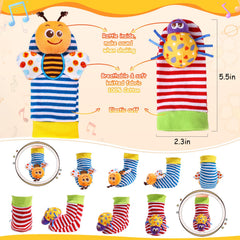 PADONISE garden bug series socks attract attention with colors