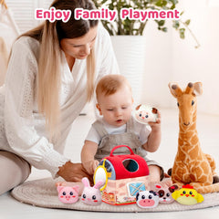 Padonise toddler-friendly toy pack ideal for stroller or car seat play.