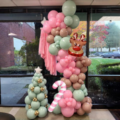 Paeyeq pastel green 18in balloons brighten festive decor