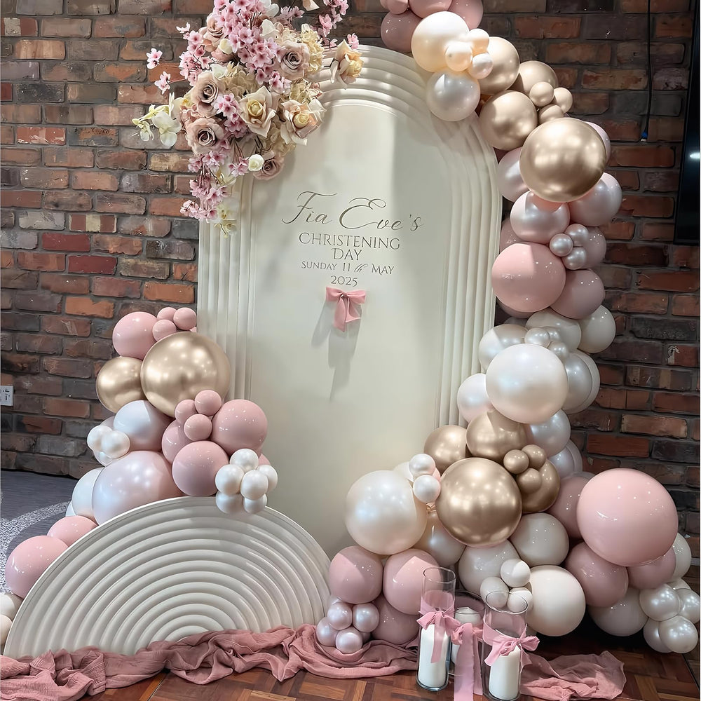 Paeyeq sand white 10-inch balloon blends softly with pastels.