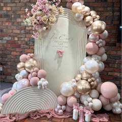 Paeyeq sand white 10-inch balloon blends softly with pastels.
