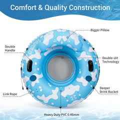 Pafolo River Tubes mesh-seat edge protection prevents tearing during long floats.