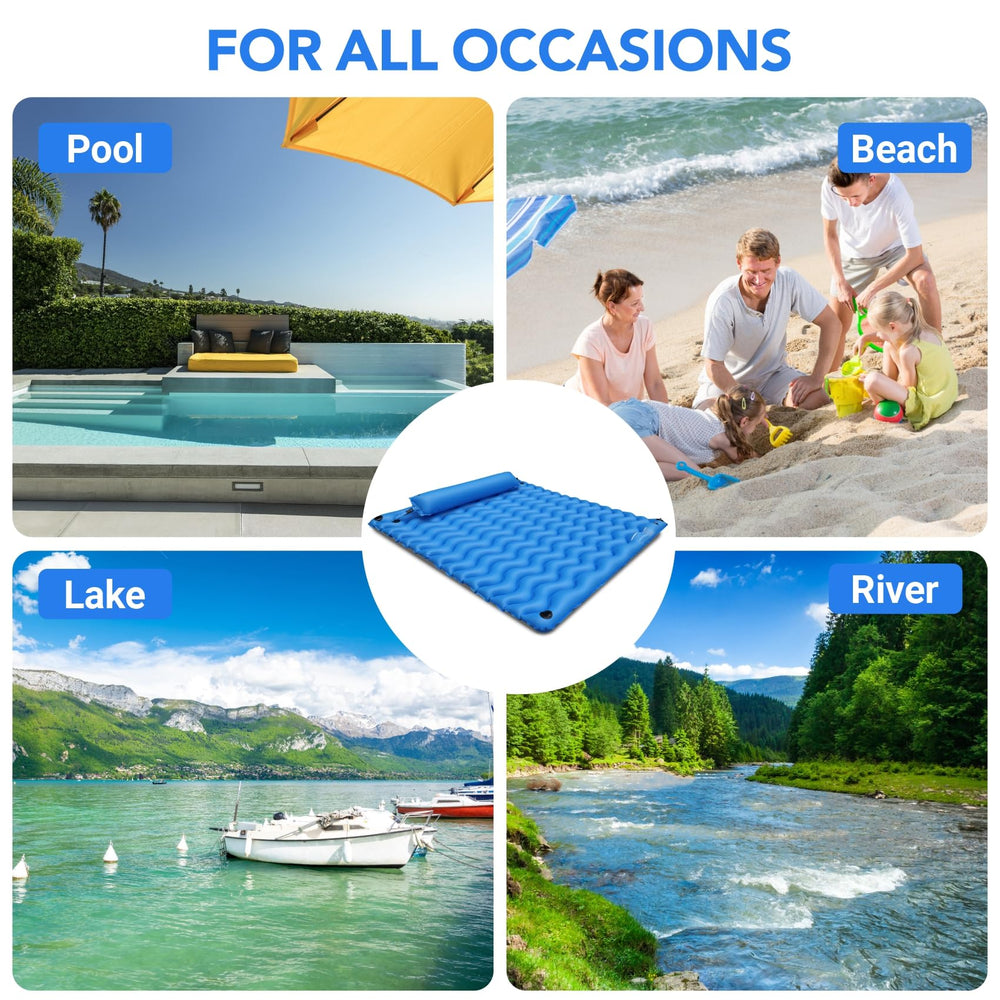 Pafolo textured non-slip surface boosts safety during water activities.
