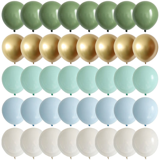 Pagicoday sage green balloons 10 inch for neutral baby shower decor