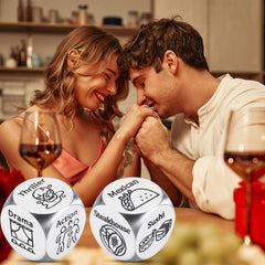 Paginafr date-night food dice shown for simple meal and movie decisions