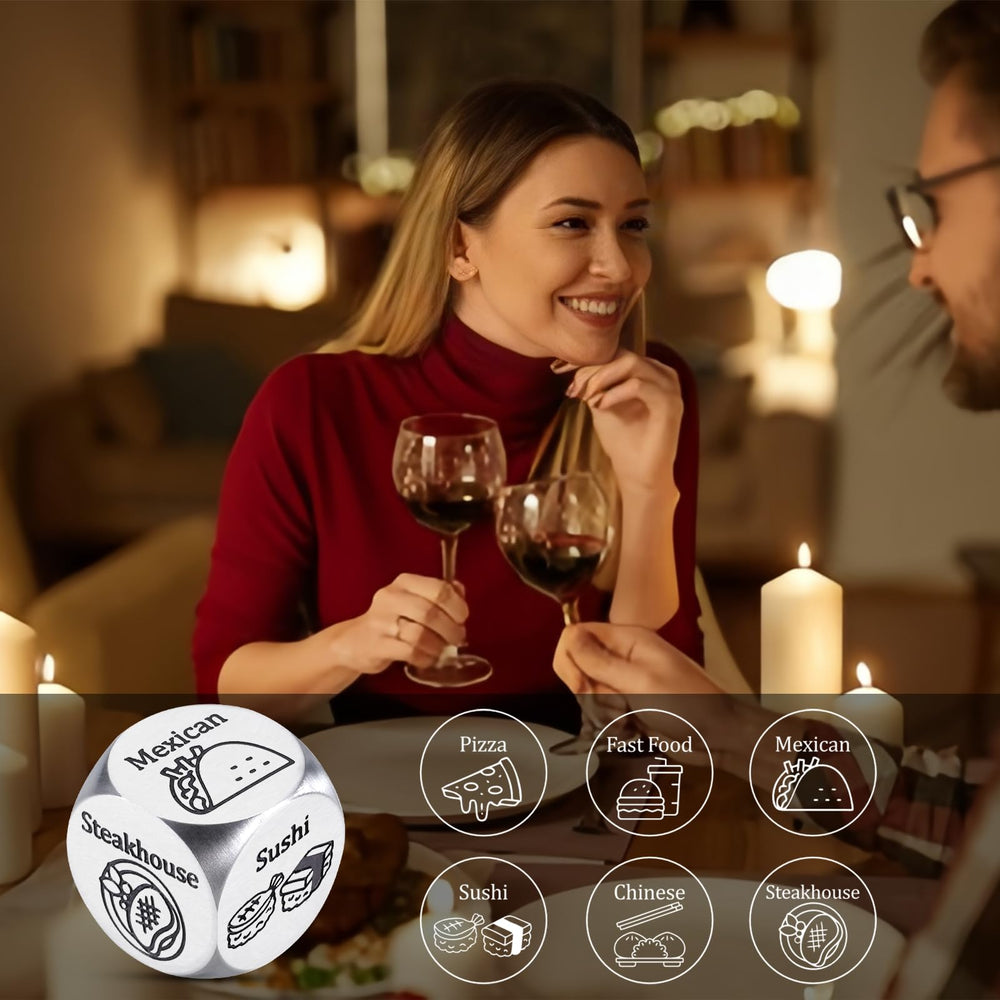 Paginafr movie-night dice featuring categories for quick entertainment picks