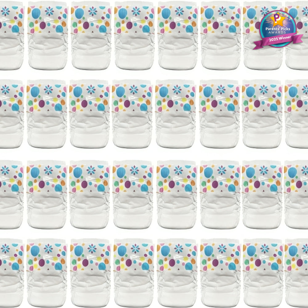 Pail Buddies doll diapers refill 32-count with secure tabs for quick changes