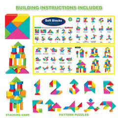 Blocks compatible with other sets enable mix-and-match creative construction.