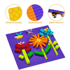 Pairez Toys Classic Baseplate red volcano design supports imaginative building sessions.