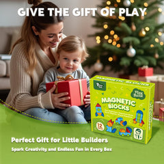 Pairez Toys magnetic blocks stack and build for creative construction.