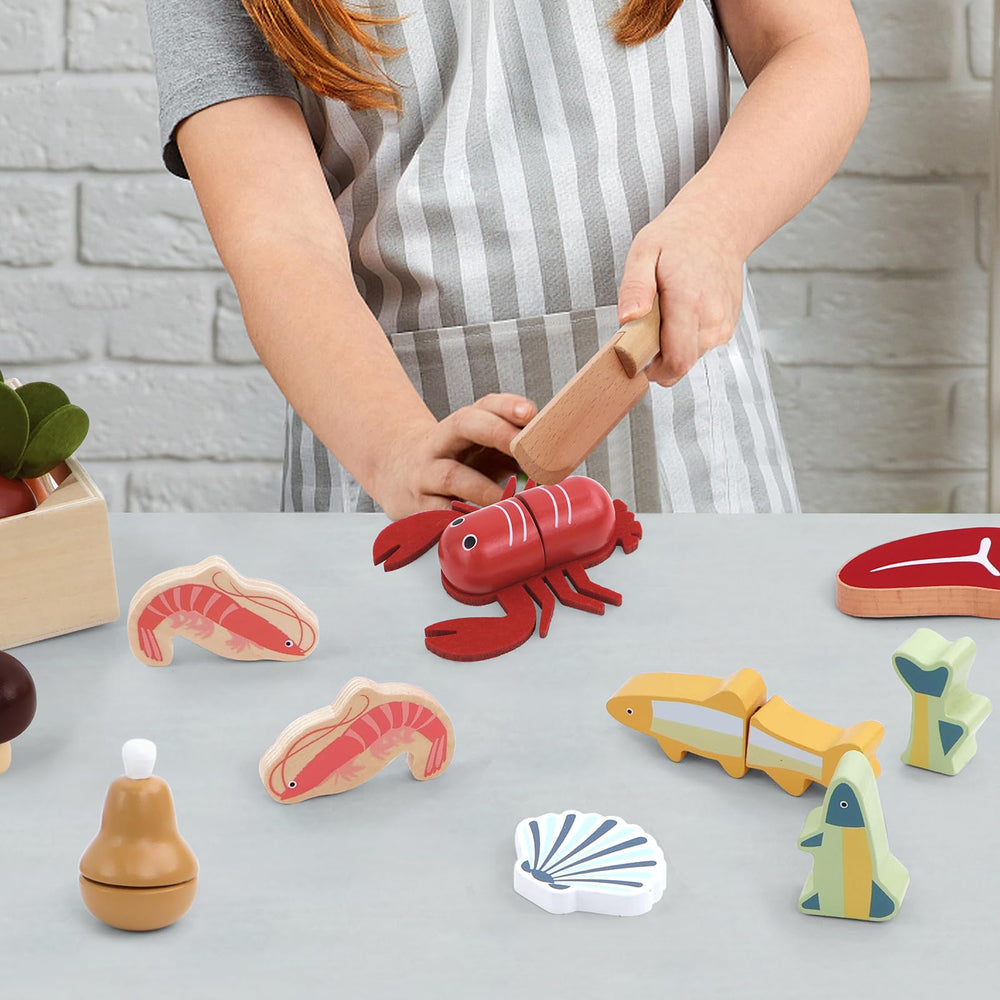 PairPear cotton storage bag minimizes mess during playtime