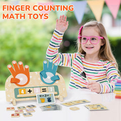 Paisure 2-in-1 Montessori toys counting blocks illustrate hands-on number learning.