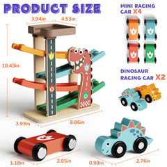 Paisure race track surface measures 19.69x14.17 inches for spacious play.