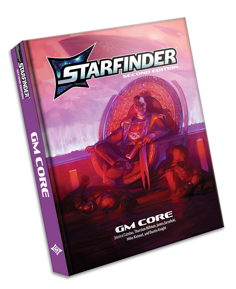 Paizo Starfinder GM Core Hardcover front cover, essential game master guide for sci-fi campaigns.