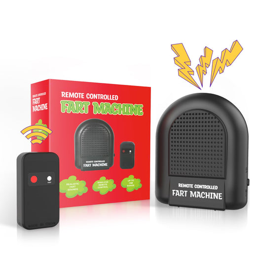 Pajojoqa fart machine remote control triggering surprising sounds at parties.