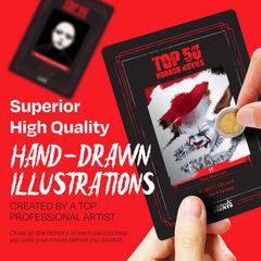Date-night horror card from Palettes and Prints offers a playful couple activity.