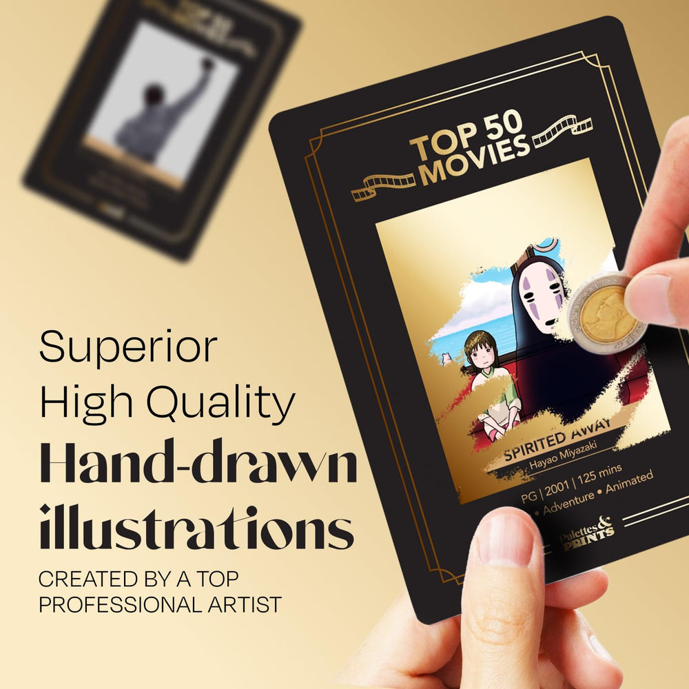 Palettes and Prints premium materials ensure durable, collectible scratch-off experience.