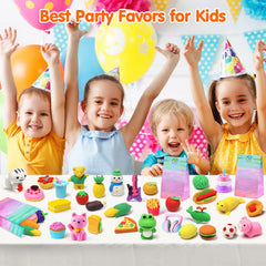 Palmatte Easter and Christmas themed erasers for gifts