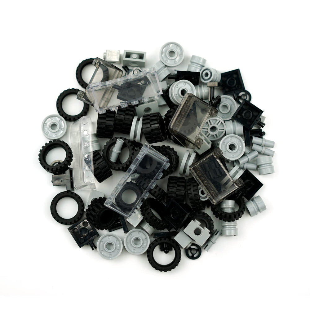 Pamvava 102-piece set: steering wheels and chassis for versatile DIY car builds