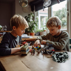 Pamvava car-tires-and-axles provide realistic rolling action for kids' builds