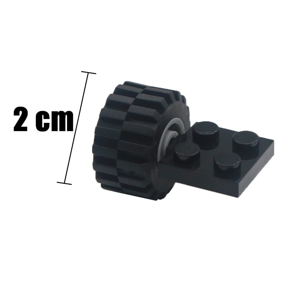Pamvava wheel holder axles closeup highlighting smooth ABS plastic