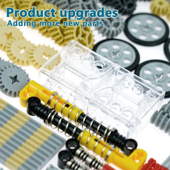 Pamvava wheels-tires-chain-connectors for sturdy rolling models.