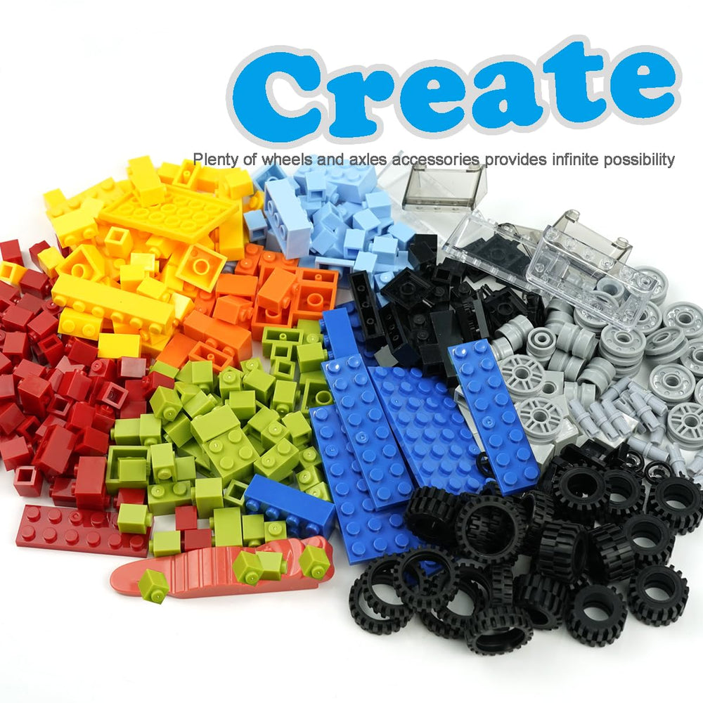 Pamvava windshields and bricks provide colorful, versatile components for imaginative builds
