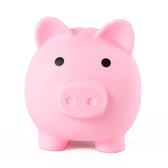 PandaEar Piggy Bank pink kids using it during play savings sessions.