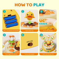 PANITU B.Duck egg toys popping out to music for sensory fun