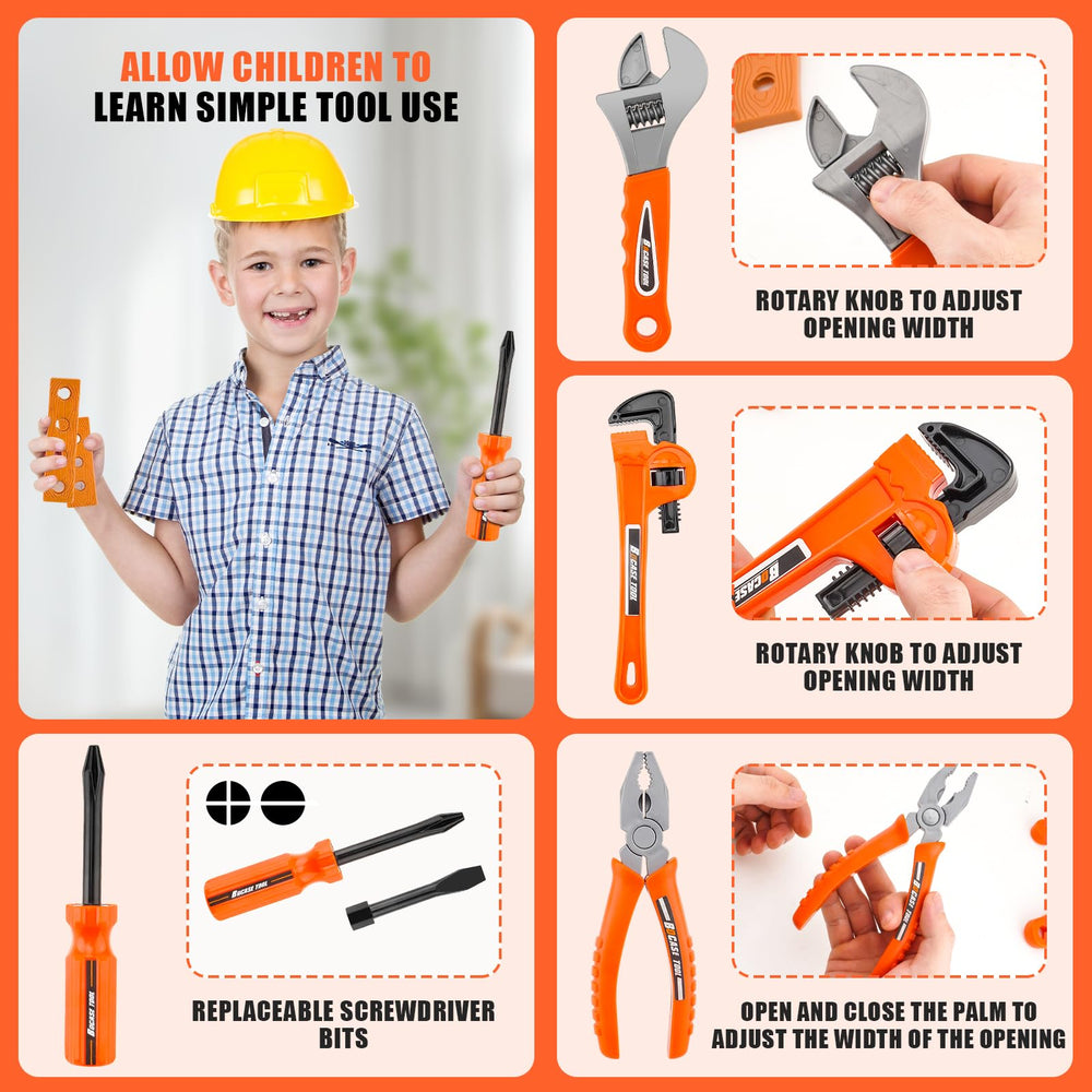 PANPAPA bendable pretend pliers move realistically for role-play.