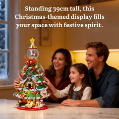 Pantasy Christmas Tree building blocks snowman figure for festive charm.